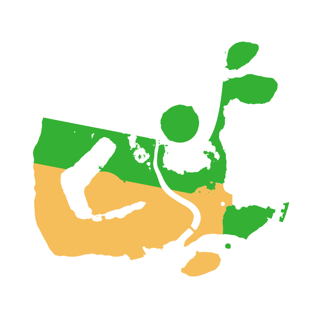 Biome Rust Map: Procedural Map, Size: 2200, Seed: 150