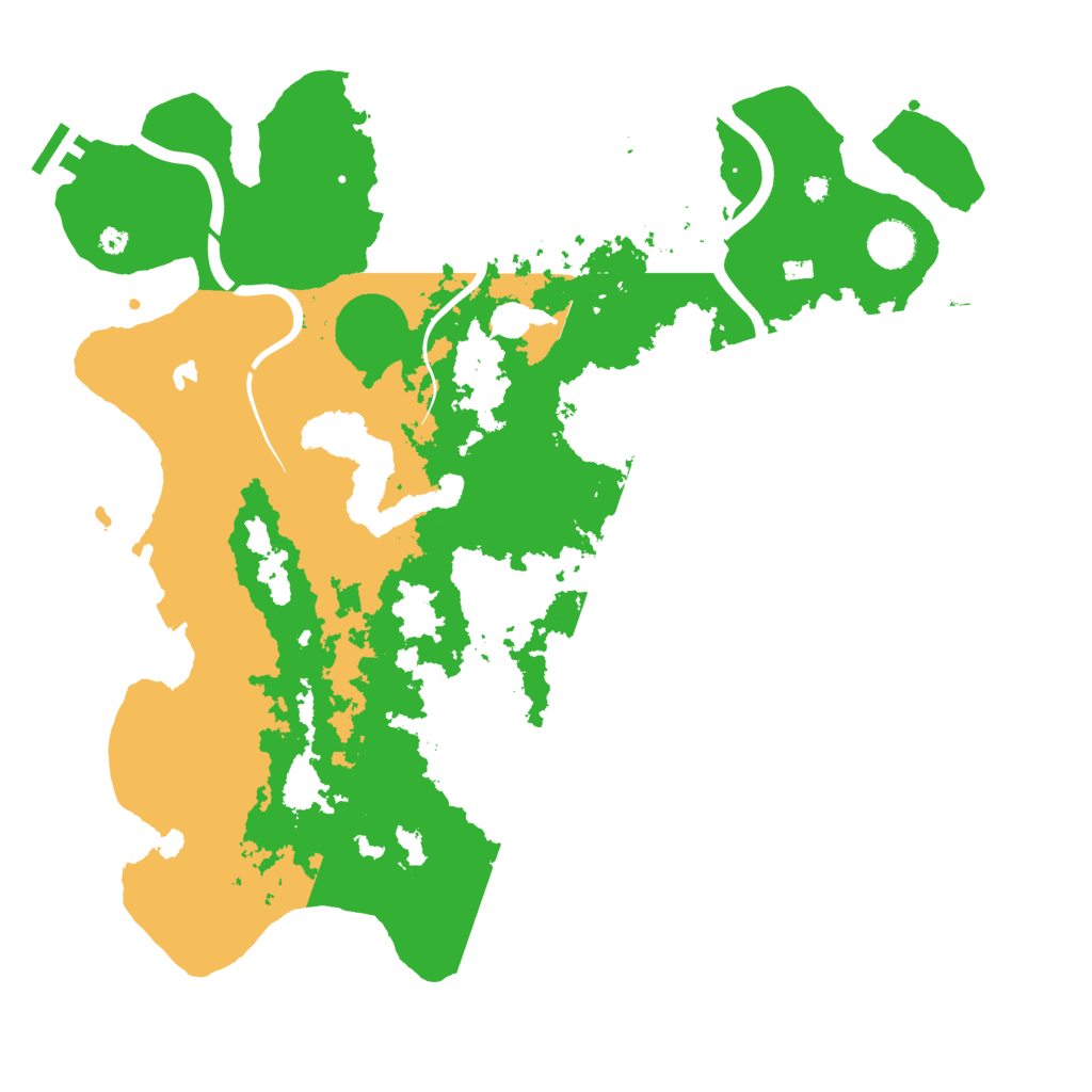 Biome Rust Map: Procedural Map, Size: 4000, Seed: 2233