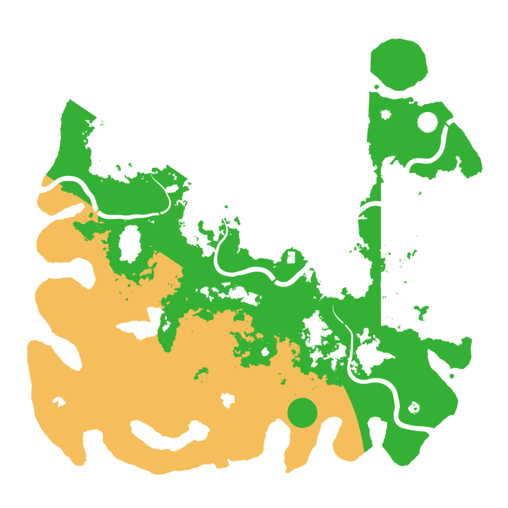 Biome Rust Map: Procedural Map, Size: 4500, Seed: 310242230