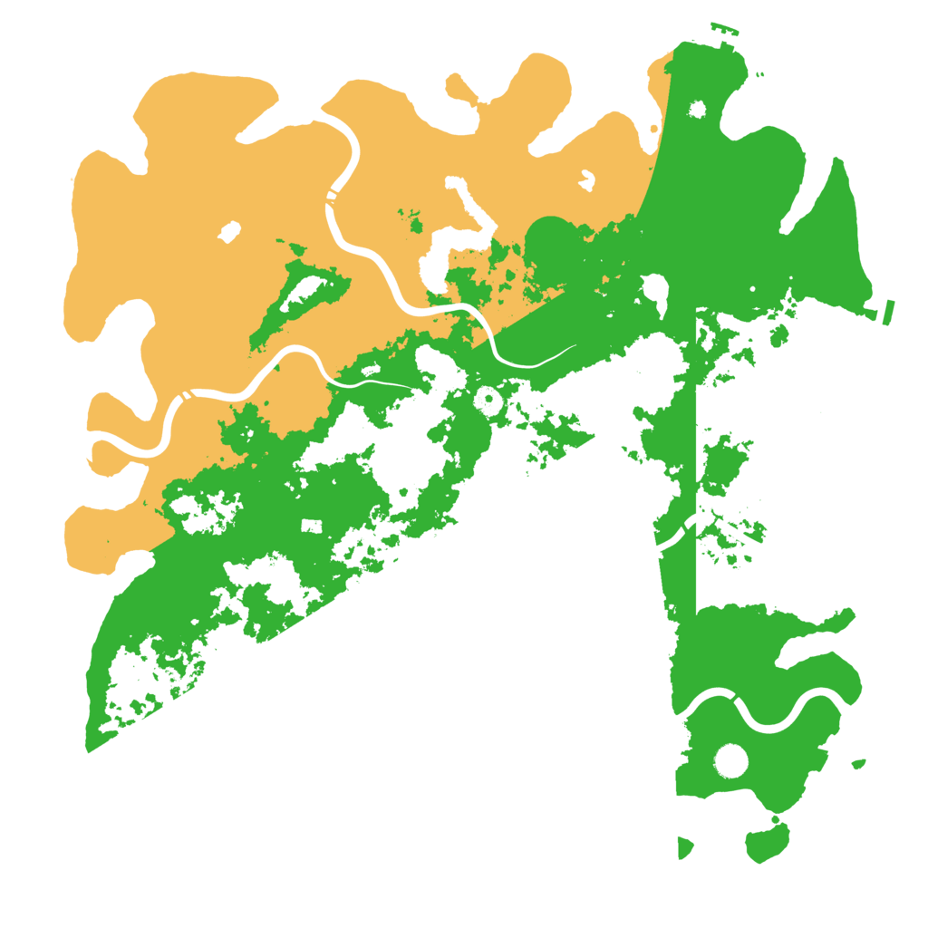 Biome Rust Map: Procedural Map, Size: 4800, Seed: 20251002