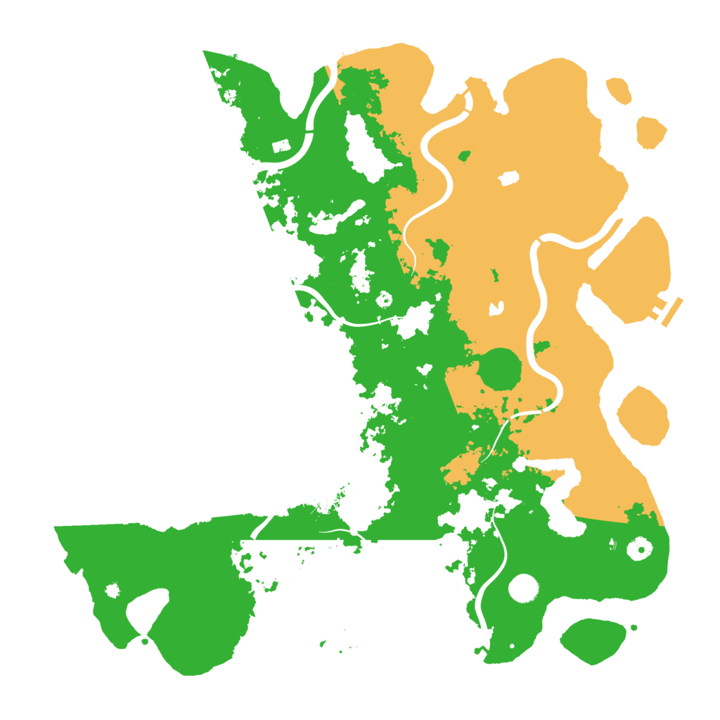 Biome Rust Map: Procedural Map, Size: 4500, Seed: 21930838