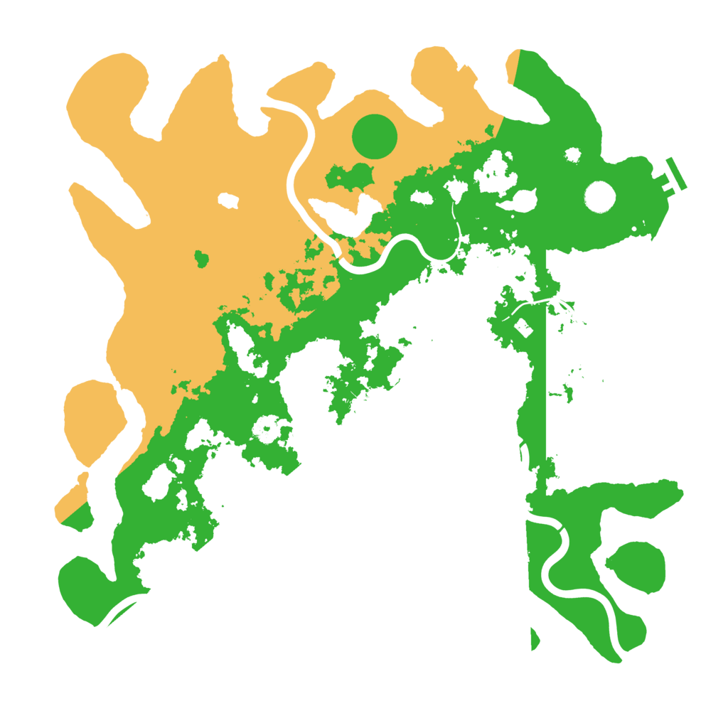 Biome Rust Map: Procedural Map, Size: 4250, Seed: 21025
