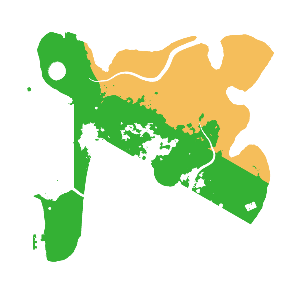 Biome Rust Map: Procedural Map, Size: 3000, Seed: 721239070