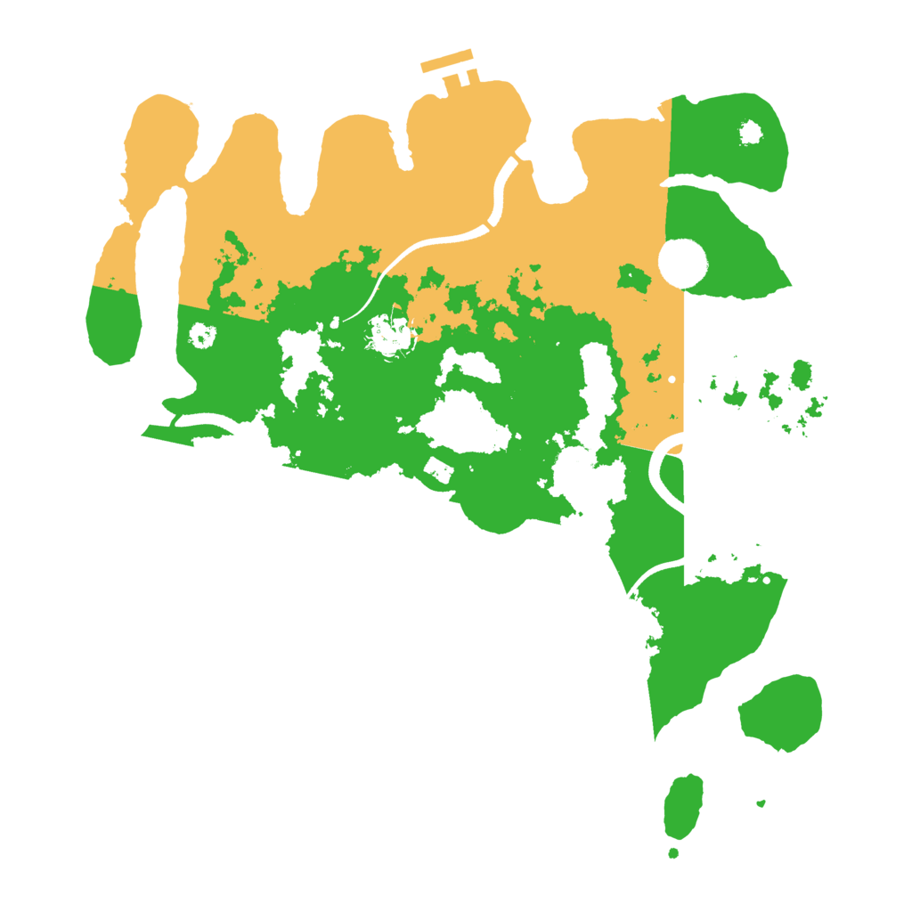 Biome Rust Map: Procedural Map, Size: 3500, Seed: 858220159