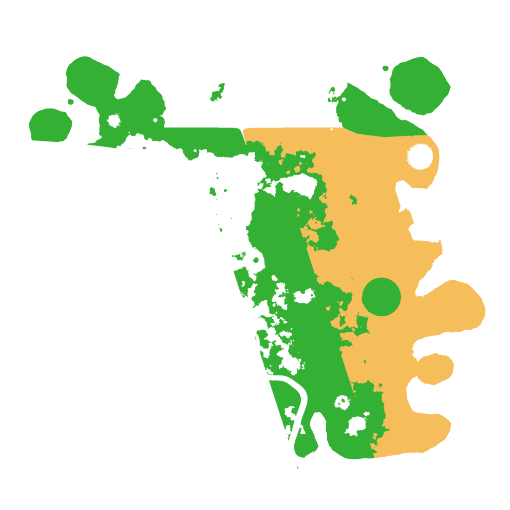 Biome Rust Map: Procedural Map, Size: 3500, Seed: 1117469364