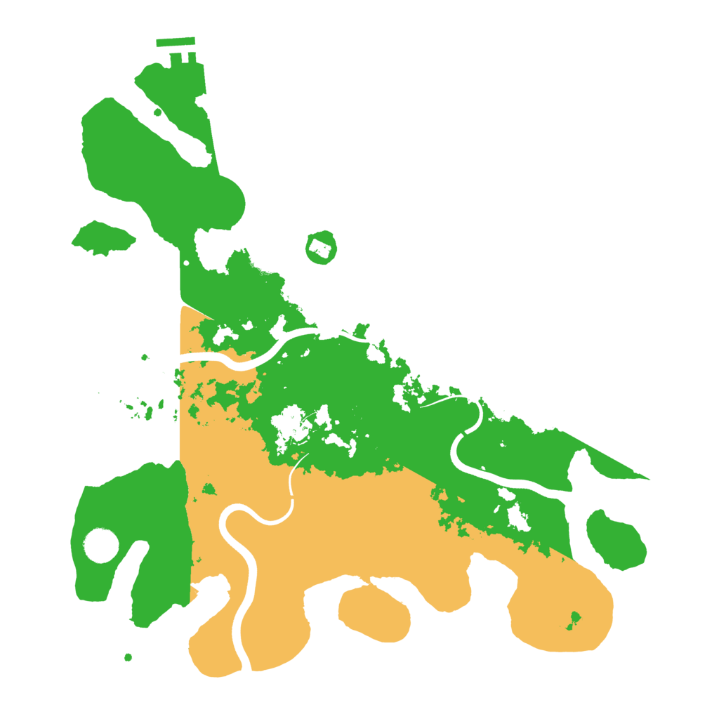 Biome Rust Map: Procedural Map, Size: 3750, Seed: 39