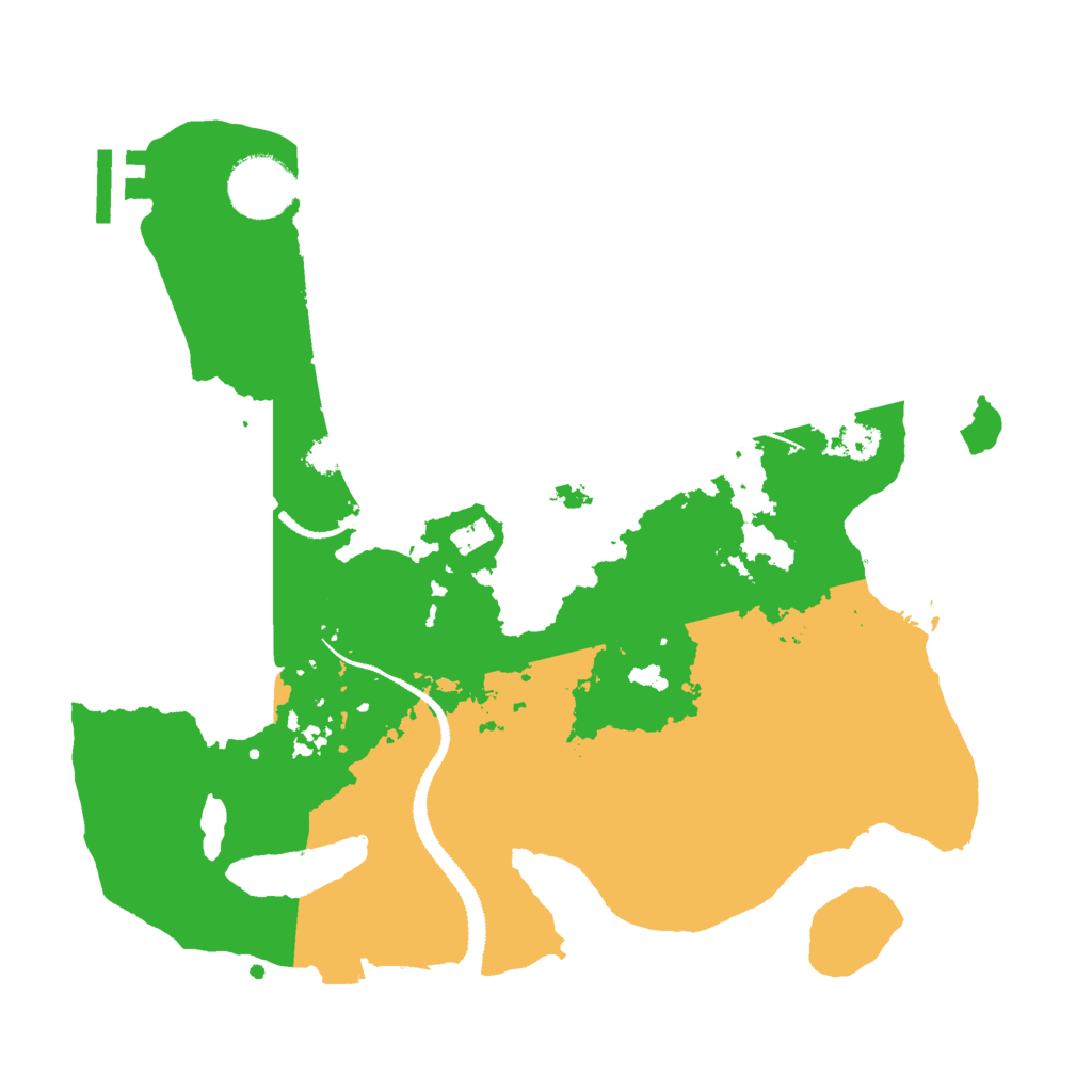 Biome Rust Map: Procedural Map, Size: 3000, Seed: 336939087