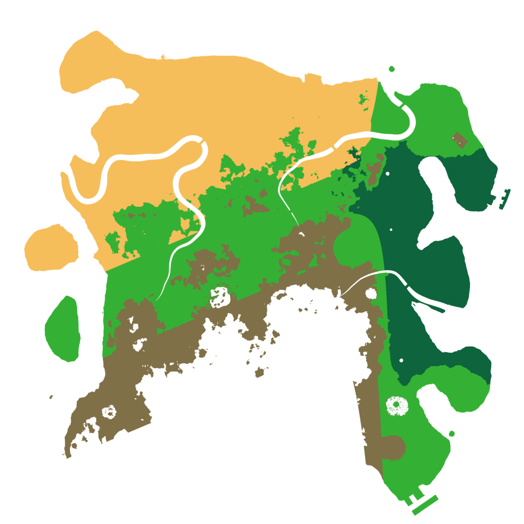 Biome Rust Map: Procedural Map, Size: 3650, Seed: 15875773