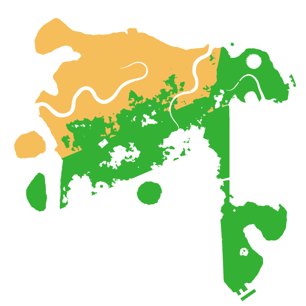 Biome Rust Map: Procedural Map, Size: 3650, Seed: 15875773