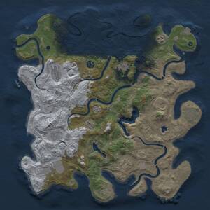 Thumbnail Rust Map: Procedural Map, Size: 4250, Seed: 1483934177, 16 Monuments