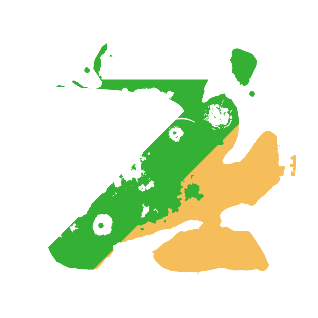 Biome Rust Map: Procedural Map, Size: 2300, Seed: 609428280