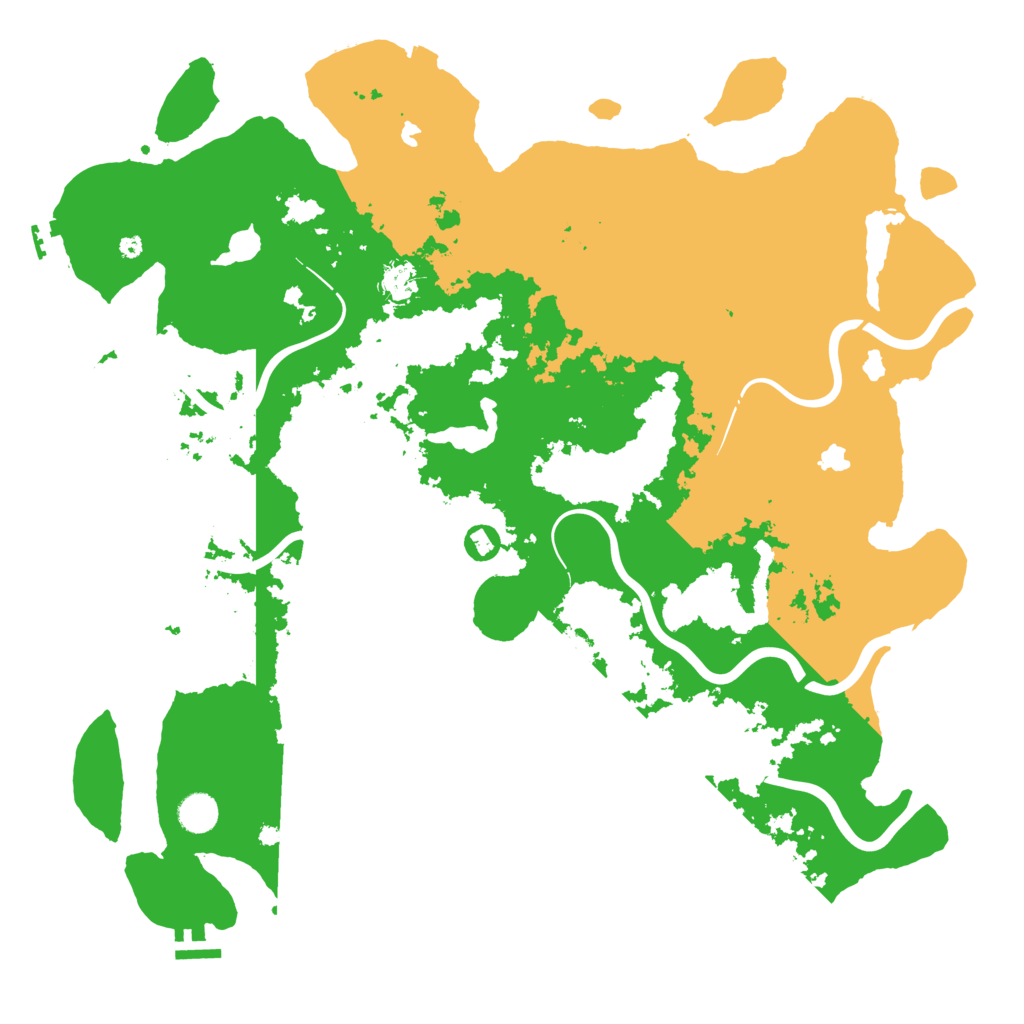 Biome Rust Map: Procedural Map, Size: 4500, Seed: 1069243946