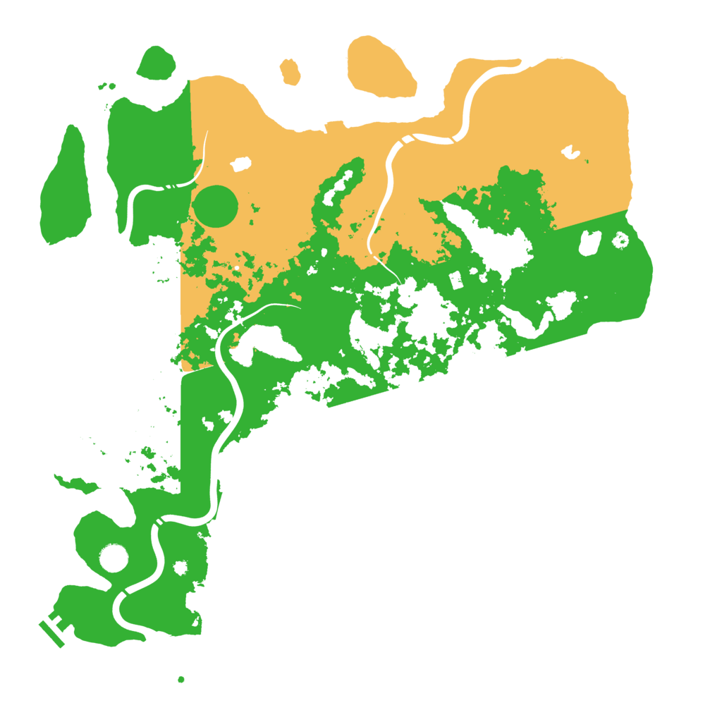 Biome Rust Map: Procedural Map, Size: 4500, Seed: 582081511