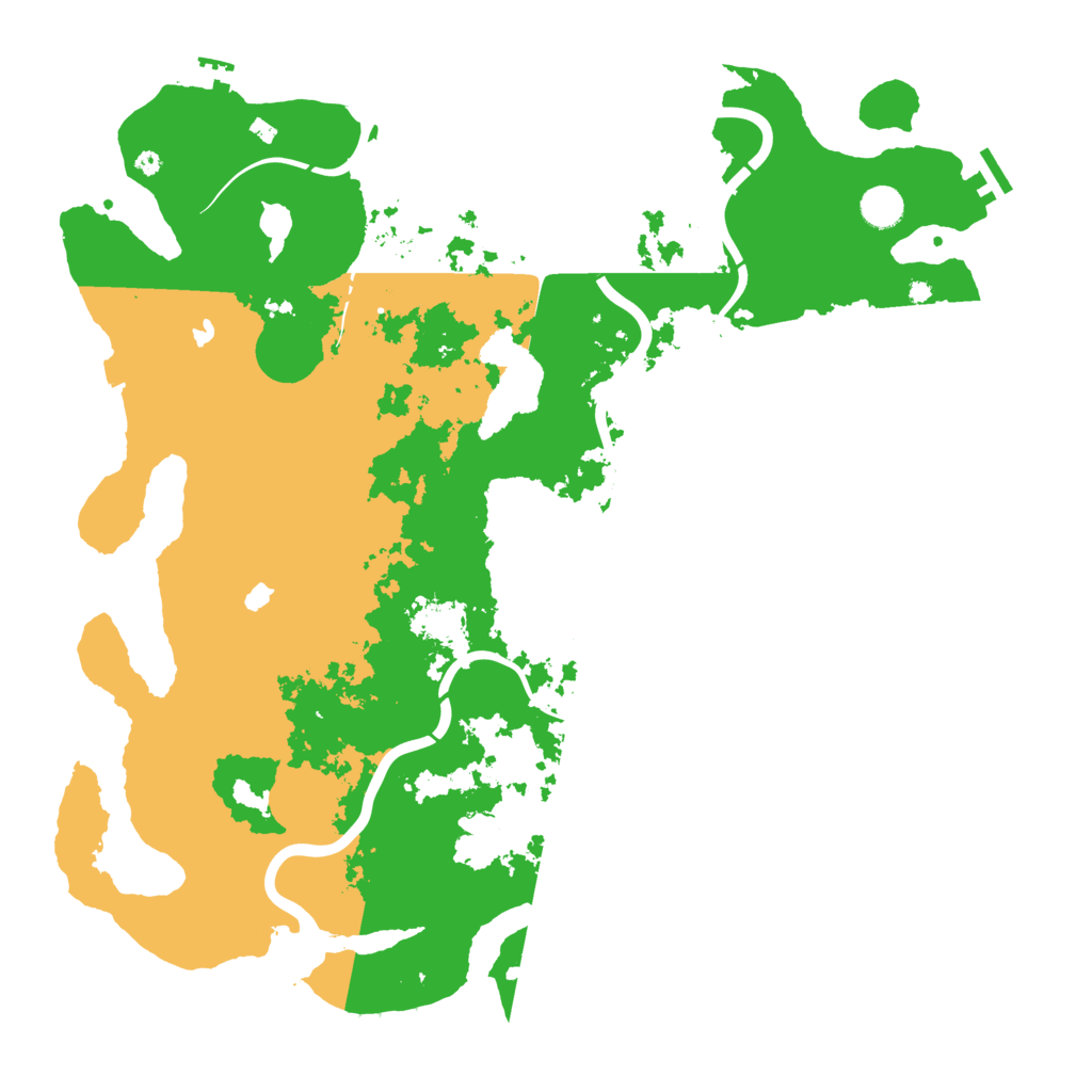 Biome Rust Map: Procedural Map, Size: 4500, Seed: 650461823