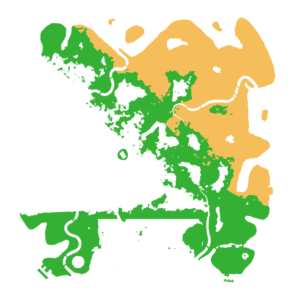 Biome Rust Map: Procedural Map, Size: 4500, Seed: 966836748