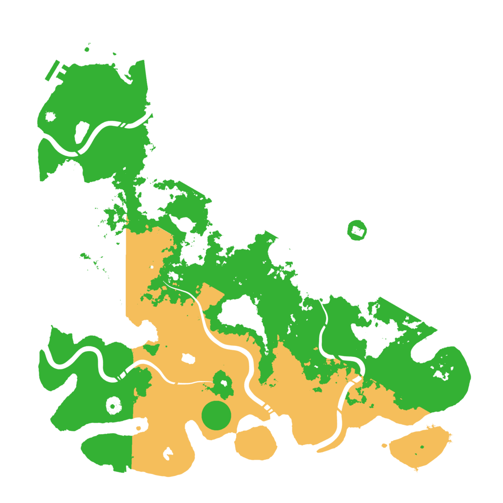 Biome Rust Map: Procedural Map, Size: 4500, Seed: 465750143
