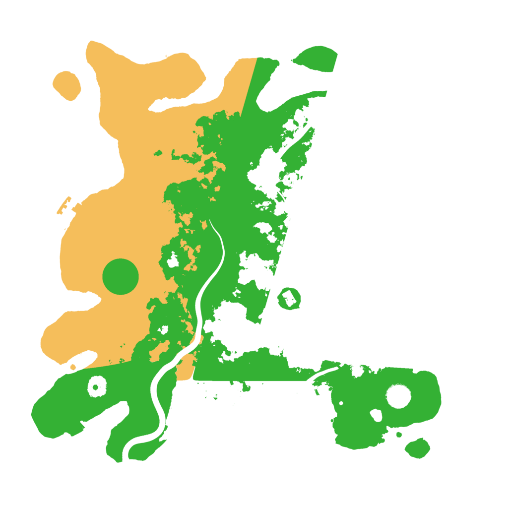 Biome Rust Map: Procedural Map, Size: 3700, Seed: 56548687