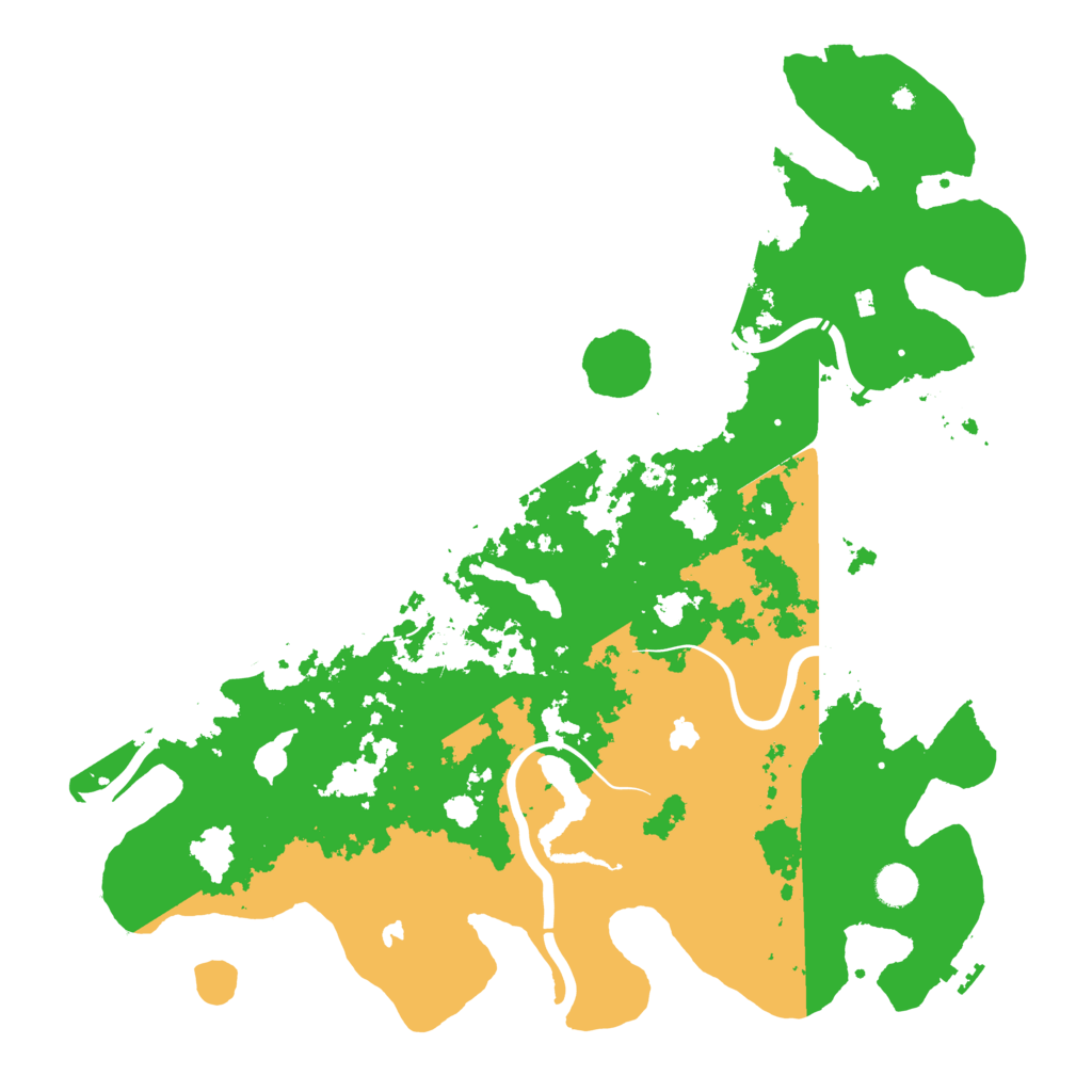 Biome Rust Map: Procedural Map, Size: 4500, Seed: 2069807031