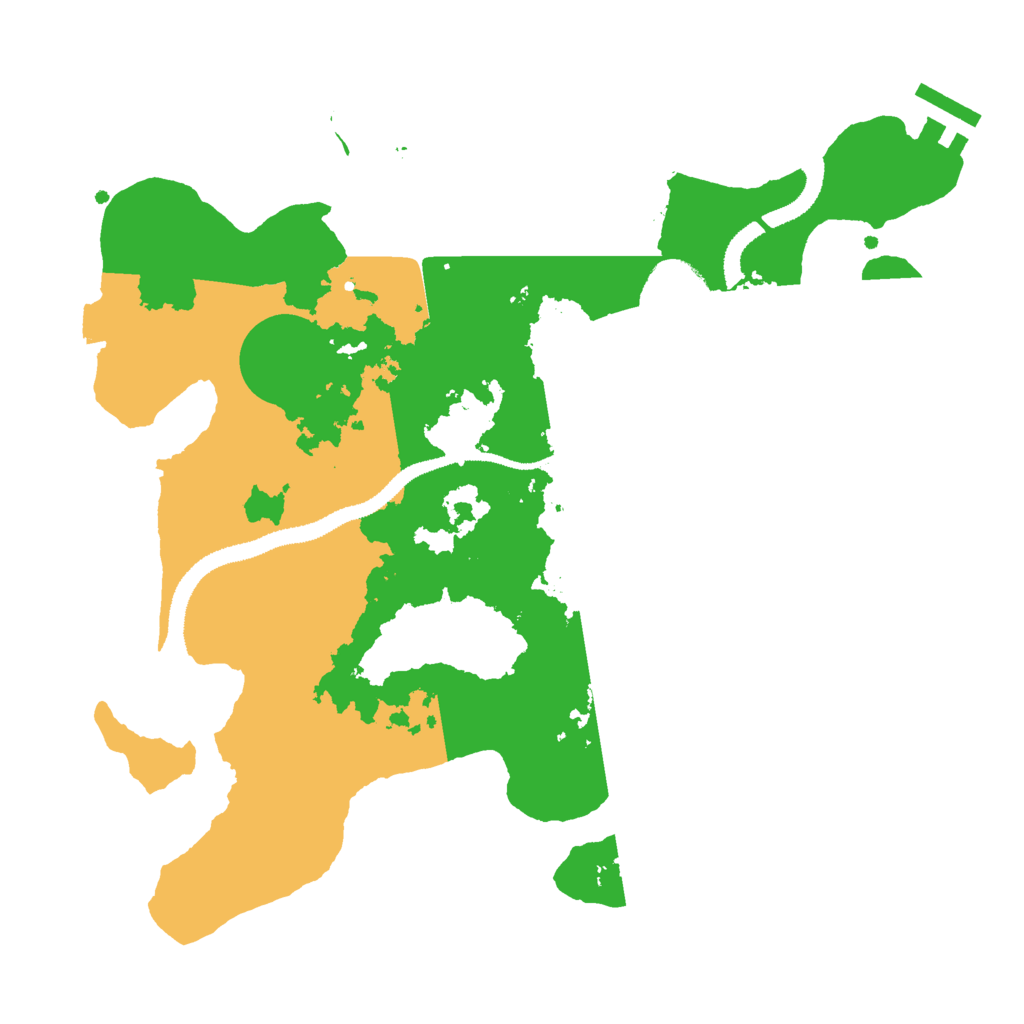 Biome Rust Map: Procedural Map, Size: 3000, Seed: 6346583