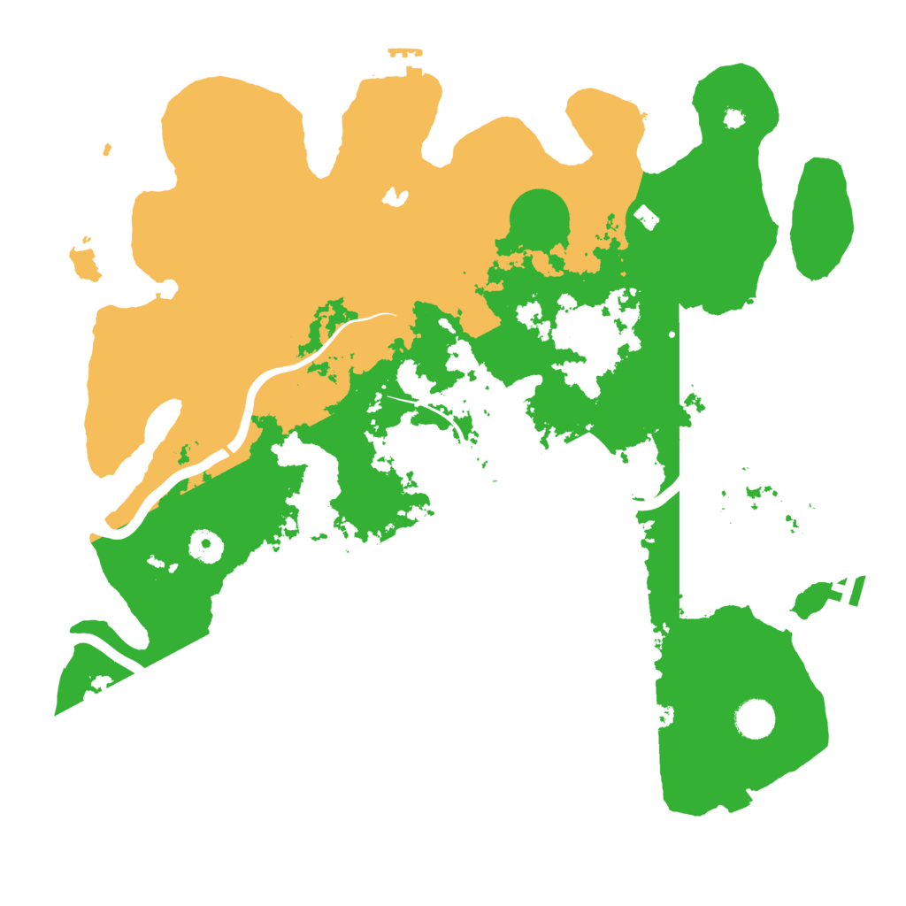 Biome Rust Map: Procedural Map, Size: 4000, Seed: 166510213