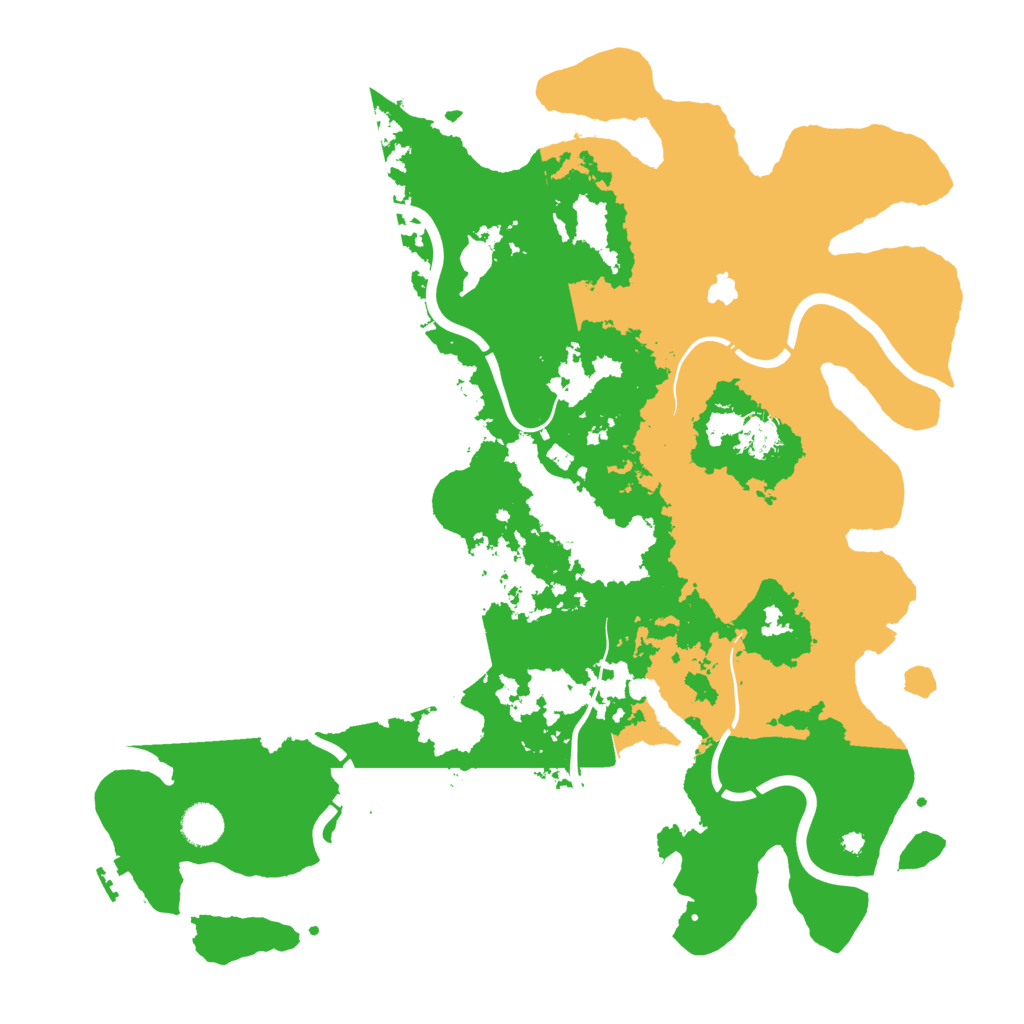 Biome Rust Map: Procedural Map, Size: 4250, Seed: 195250