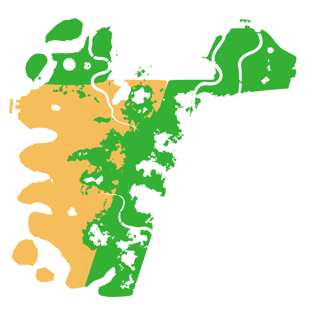 Biome Rust Map: Procedural Map, Size: 4500, Seed: 1104942481