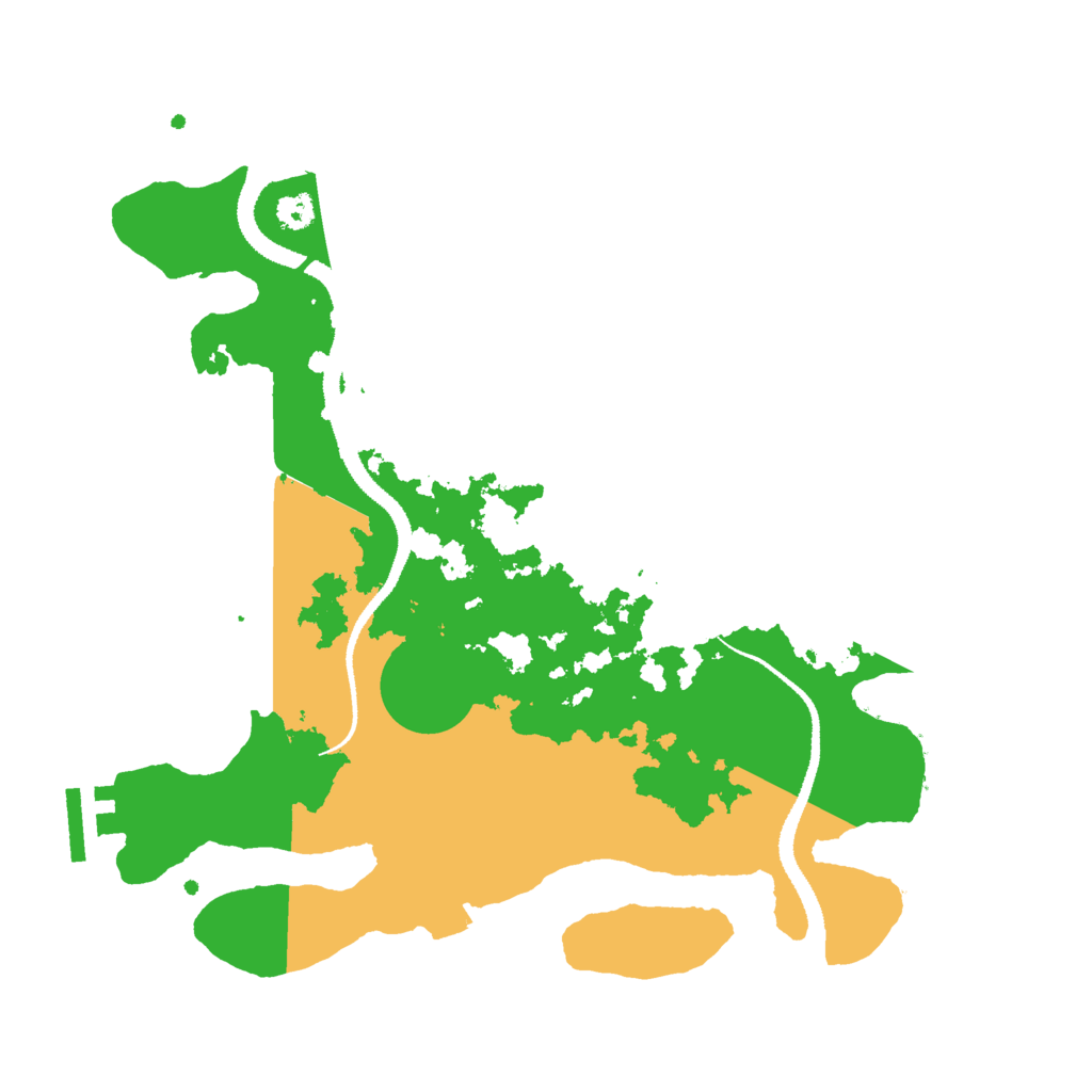 Biome Rust Map: Procedural Map, Size: 3000, Seed: 56235