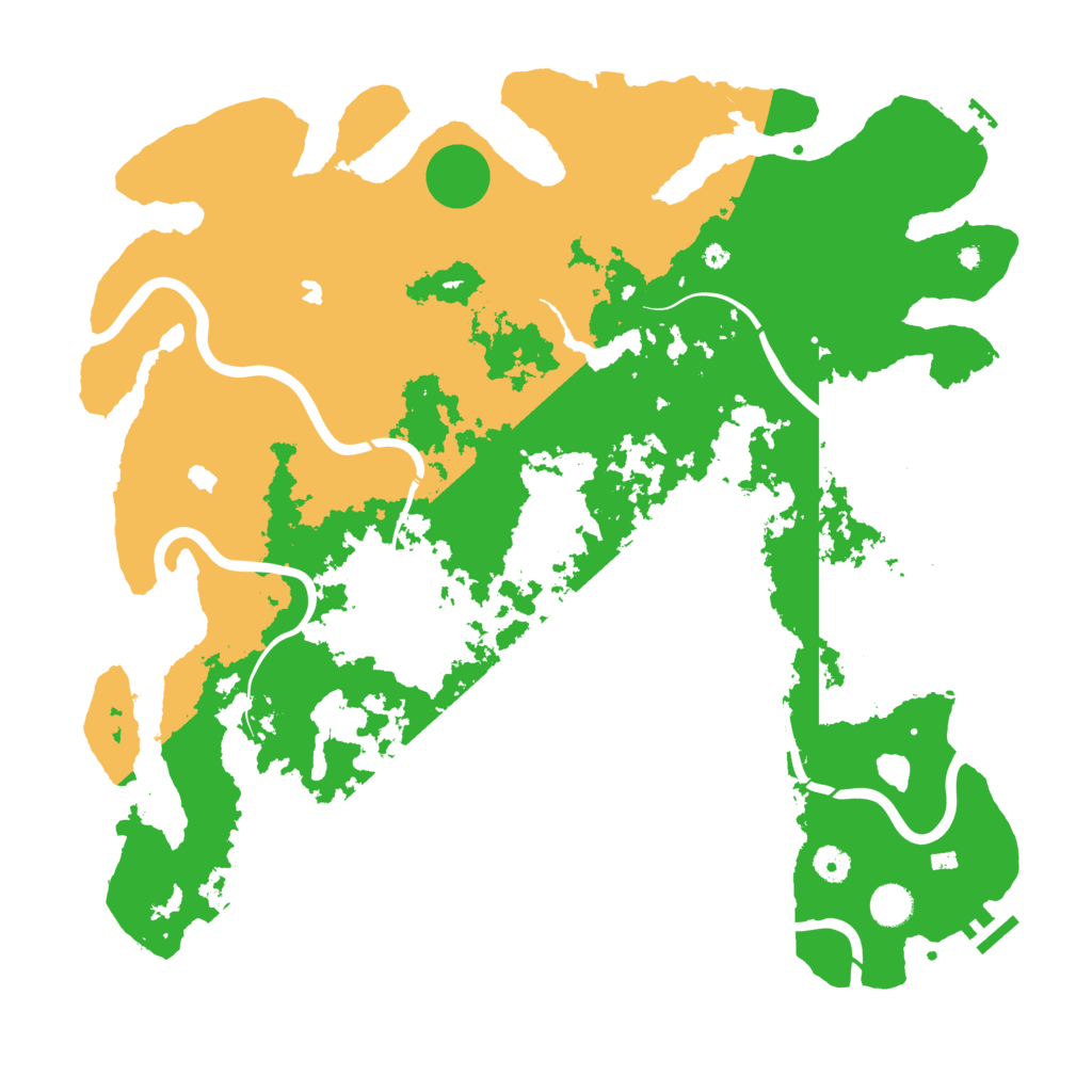 Biome Rust Map: Procedural Map, Size: 4500, Seed: 1153980438
