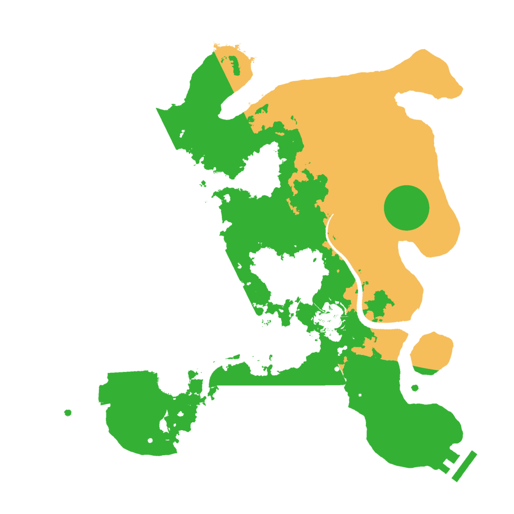 Biome Rust Map: Procedural Map, Size: 3000, Seed: 511971927