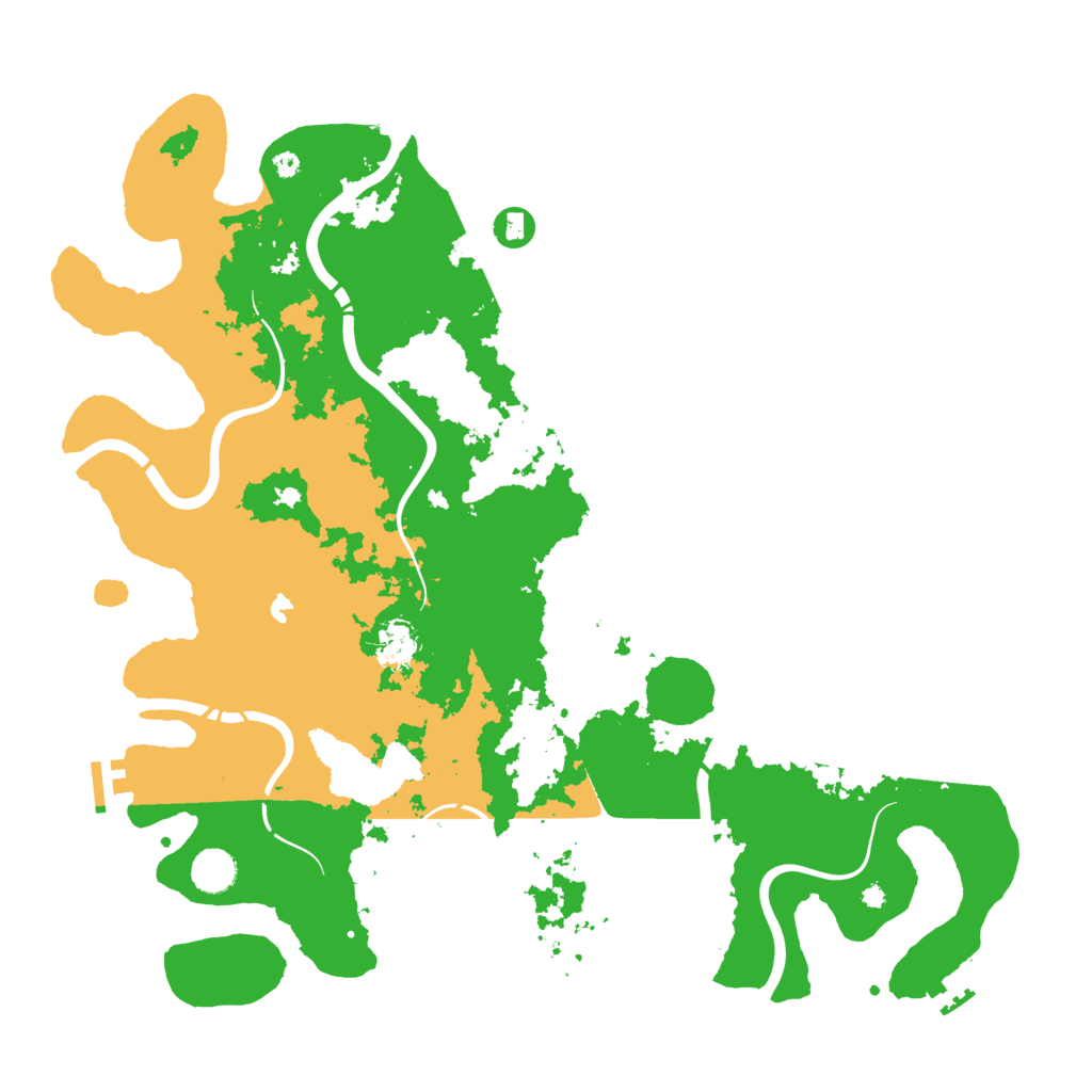 Biome Rust Map: Procedural Map, Size: 4300, Seed: 932052465