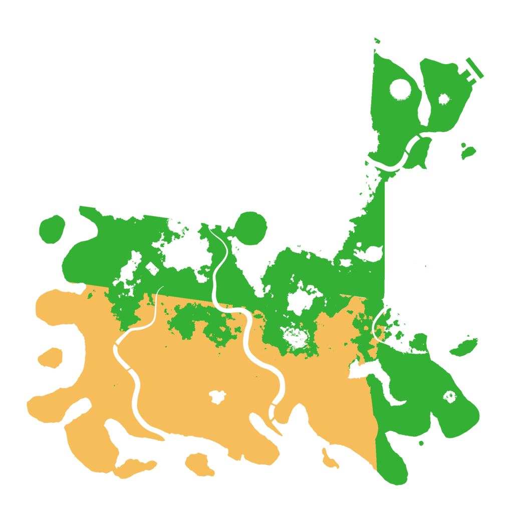 Biome Rust Map: Procedural Map, Size: 4300, Seed: 948379153