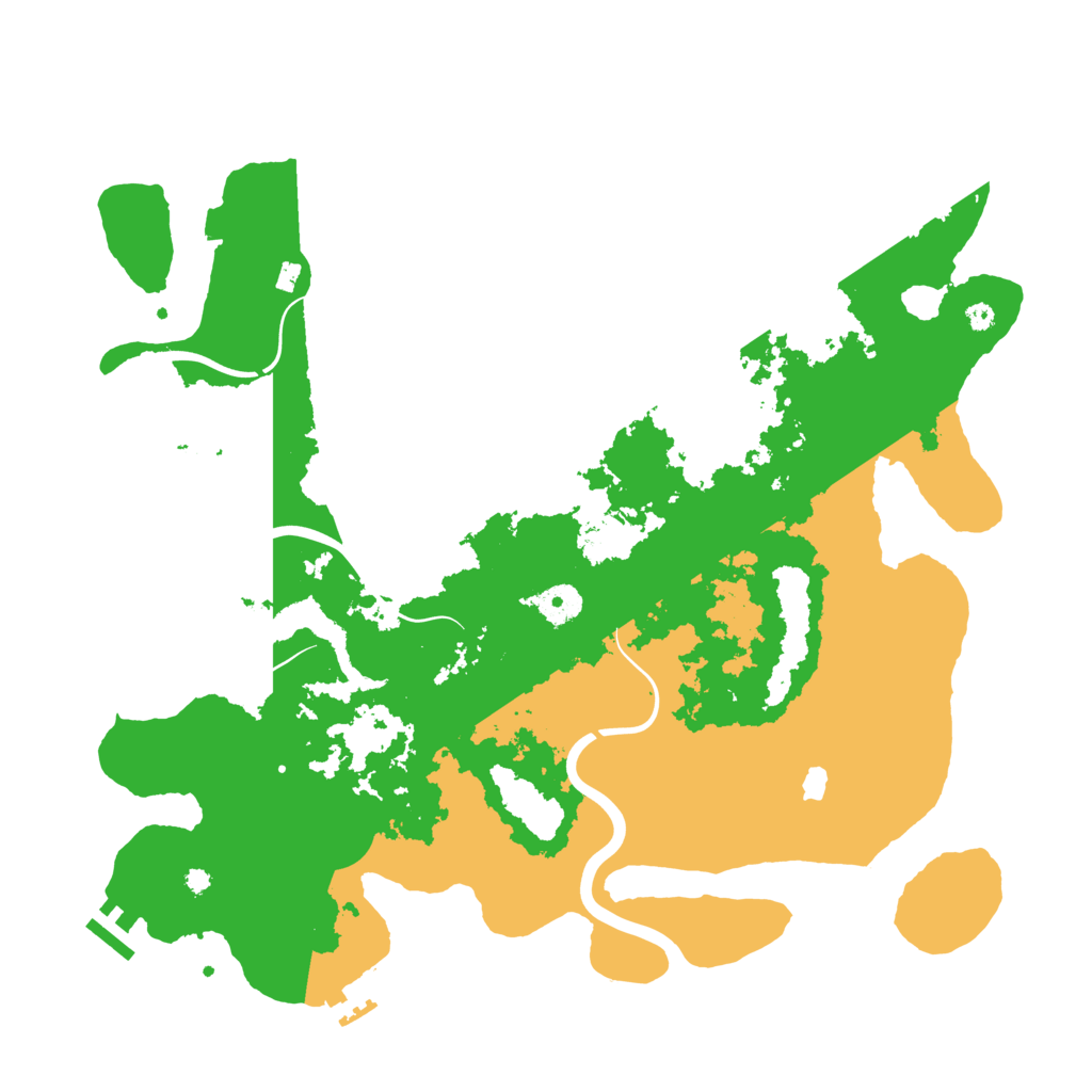 Biome Rust Map: Procedural Map, Size: 4000, Seed: 1059842376