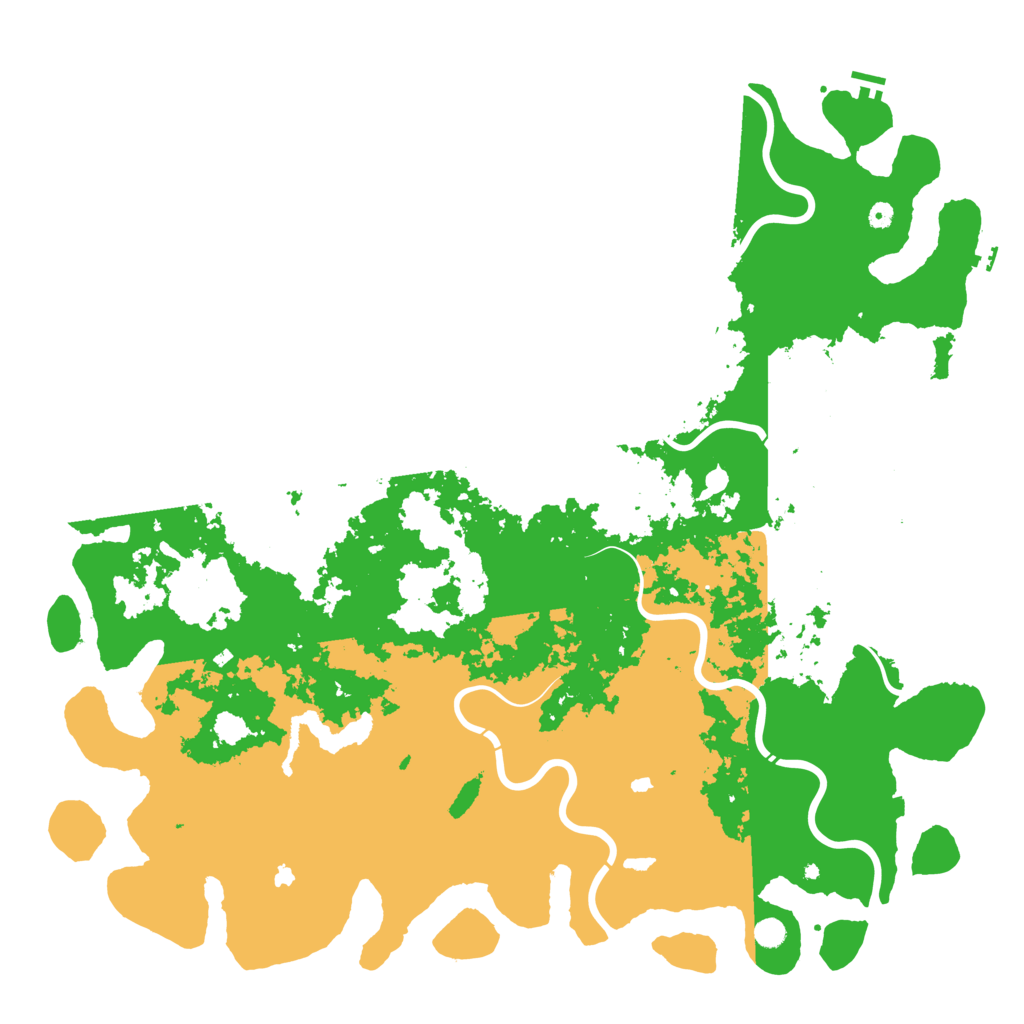 Biome Rust Map: Procedural Map, Size: 6000, Seed: 1323670006