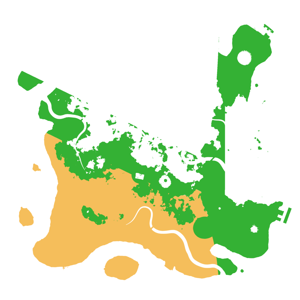 Biome Rust Map: Procedural Map, Size: 3750, Seed: 146851215