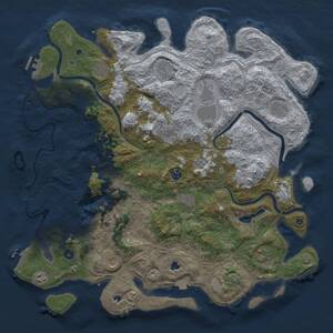 Thumbnail Rust Map: Procedural Map, Size: 4750, Seed: 1466863204, 17 Monuments
