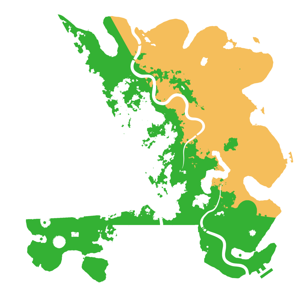 Biome Rust Map: Procedural Map, Size: 4250, Seed: 649861369
