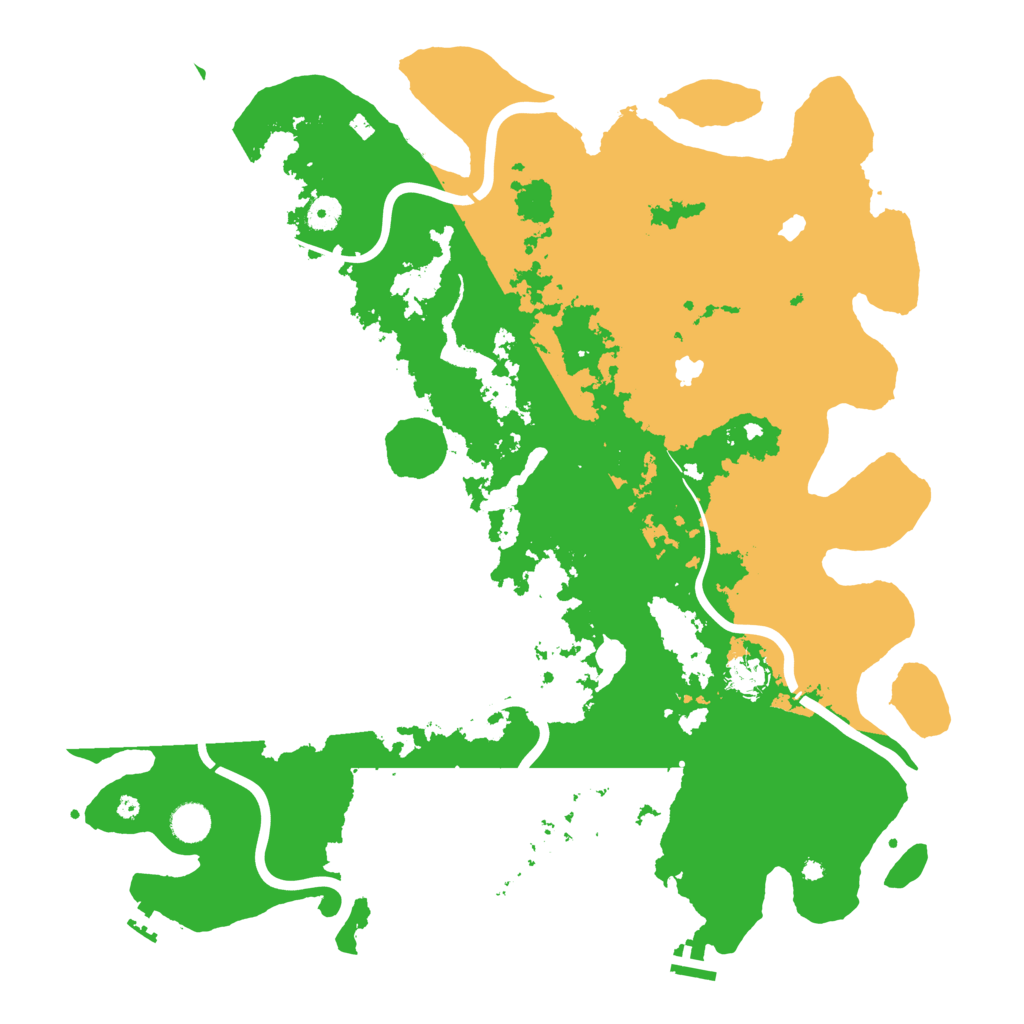 Biome Rust Map: Procedural Map, Size: 4500, Seed: 2057946329