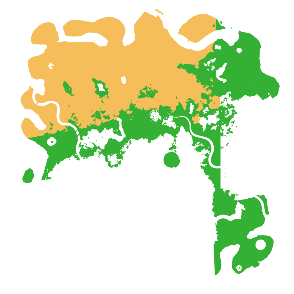 Biome Rust Map: Procedural Map, Size: 5000, Seed: 1140286289