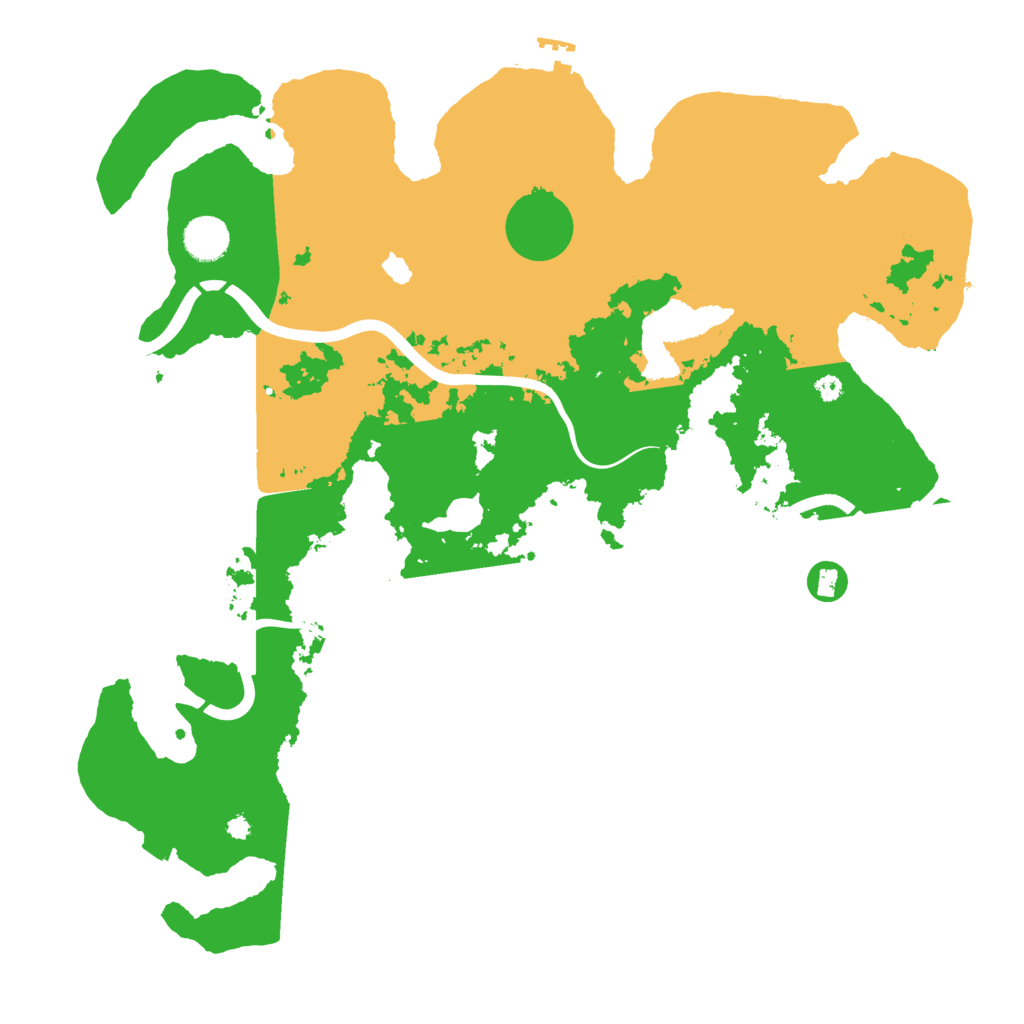 Biome Rust Map: Procedural Map, Size: 4000, Seed: 2347345