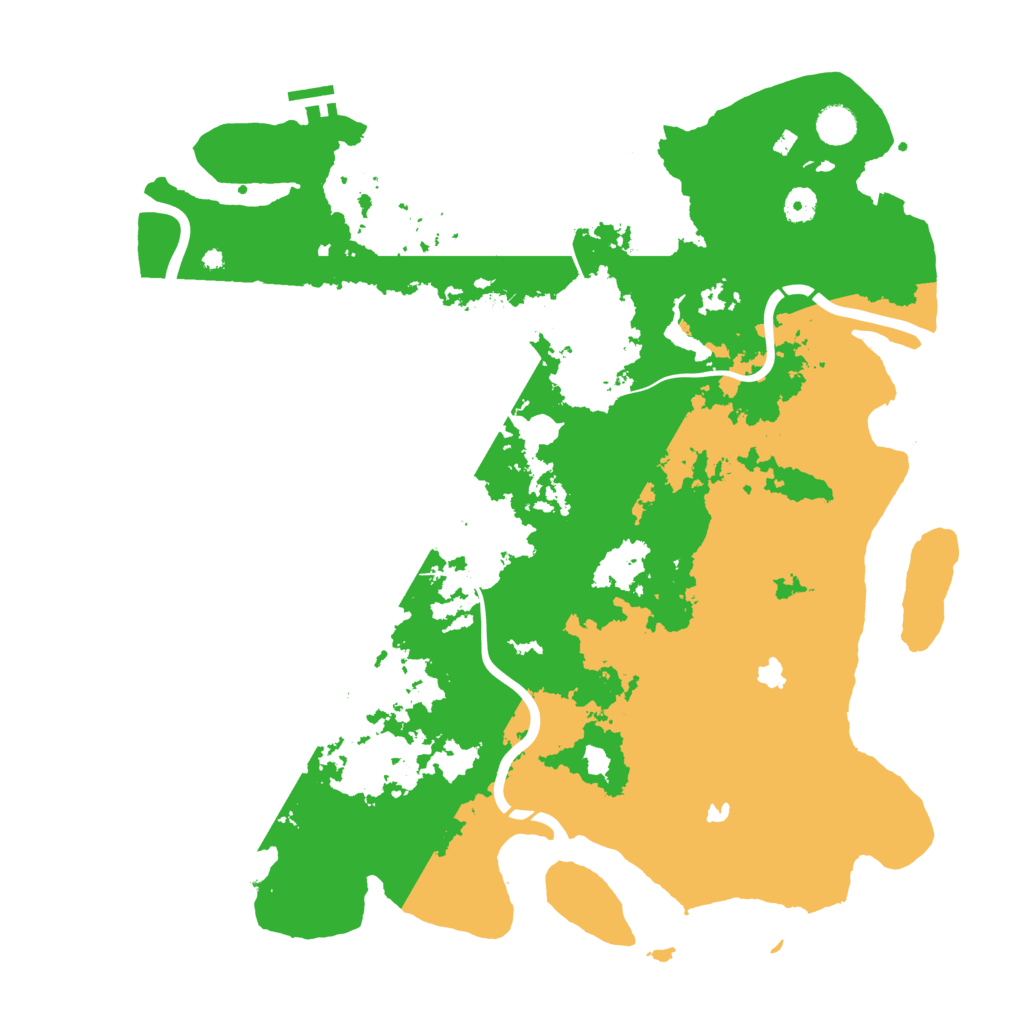 Biome Rust Map: Procedural Map, Size: 4500, Seed: 49315991
