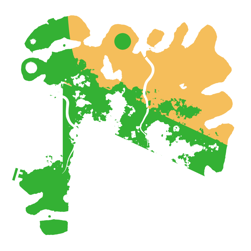 Biome Rust Map: Procedural Map, Size: 4000, Seed: 2388