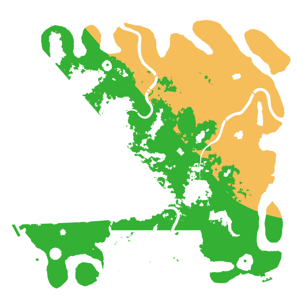Biome Rust Map: Procedural Map, Size: 4500, Seed: 612756793