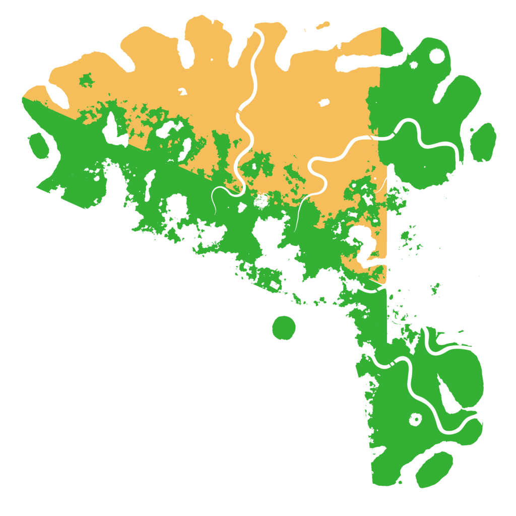 Biome Rust Map: Procedural Map, Size: 6000, Seed: 2872