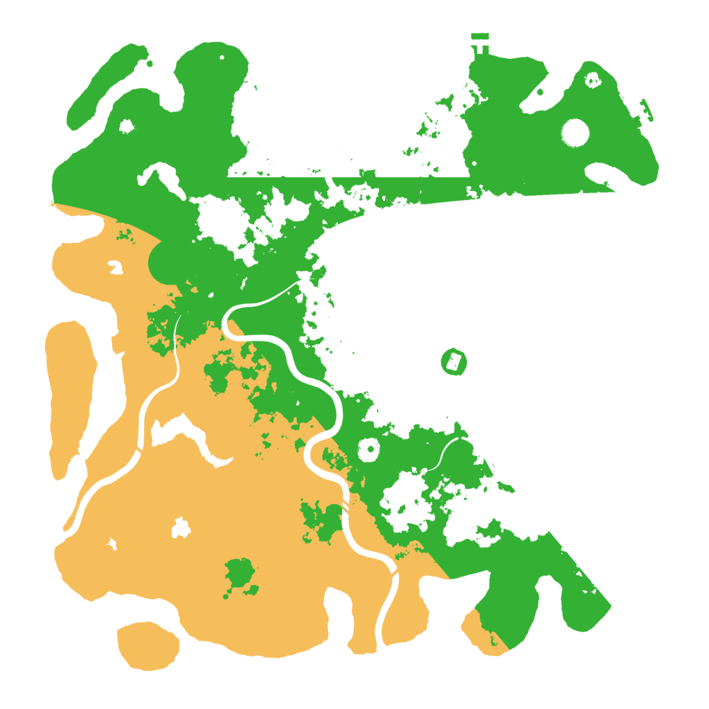 Biome Rust Map: Procedural Map, Size: 4500, Seed: 1571020788