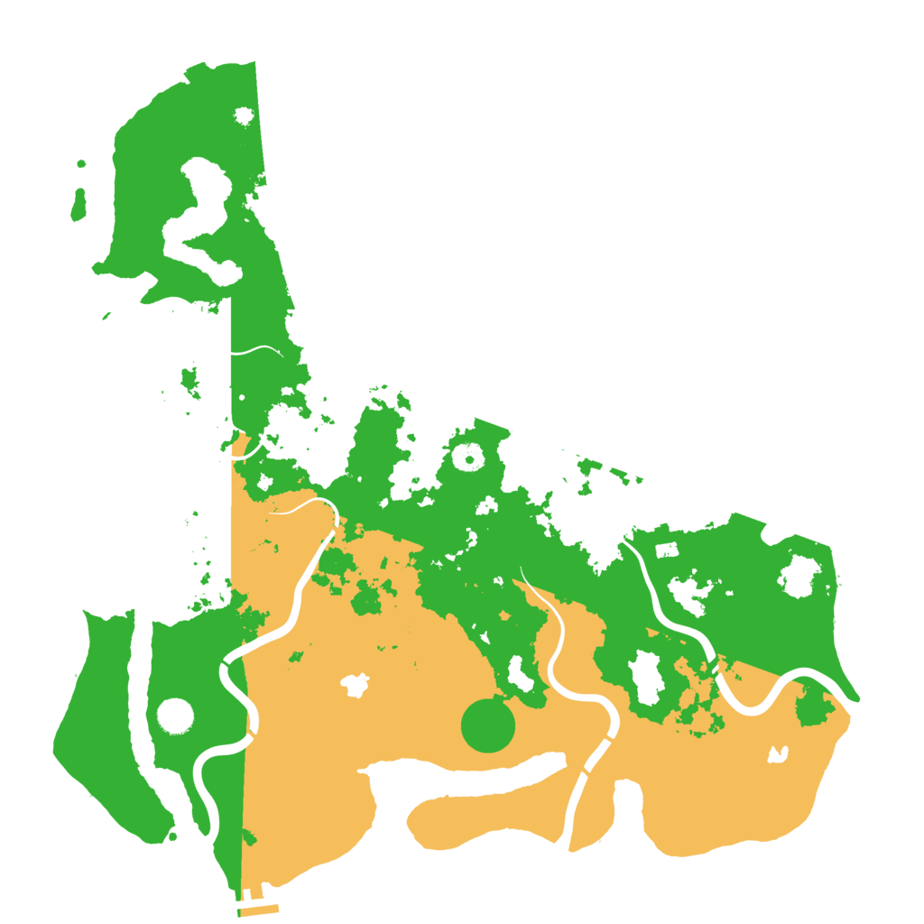 Biome Rust Map: Procedural Map, Size: 4500, Seed: 1623753059