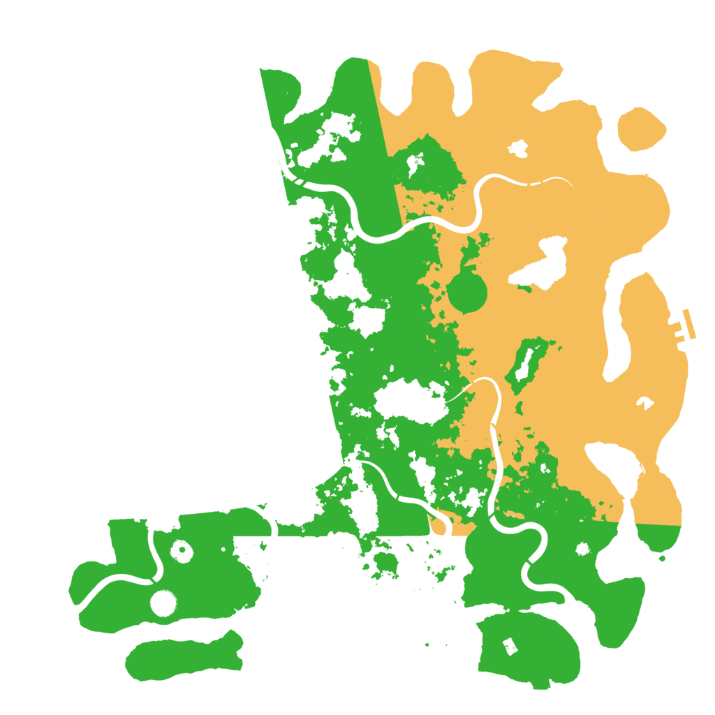 Biome Rust Map: Procedural Map, Size: 4800, Seed: 22520466