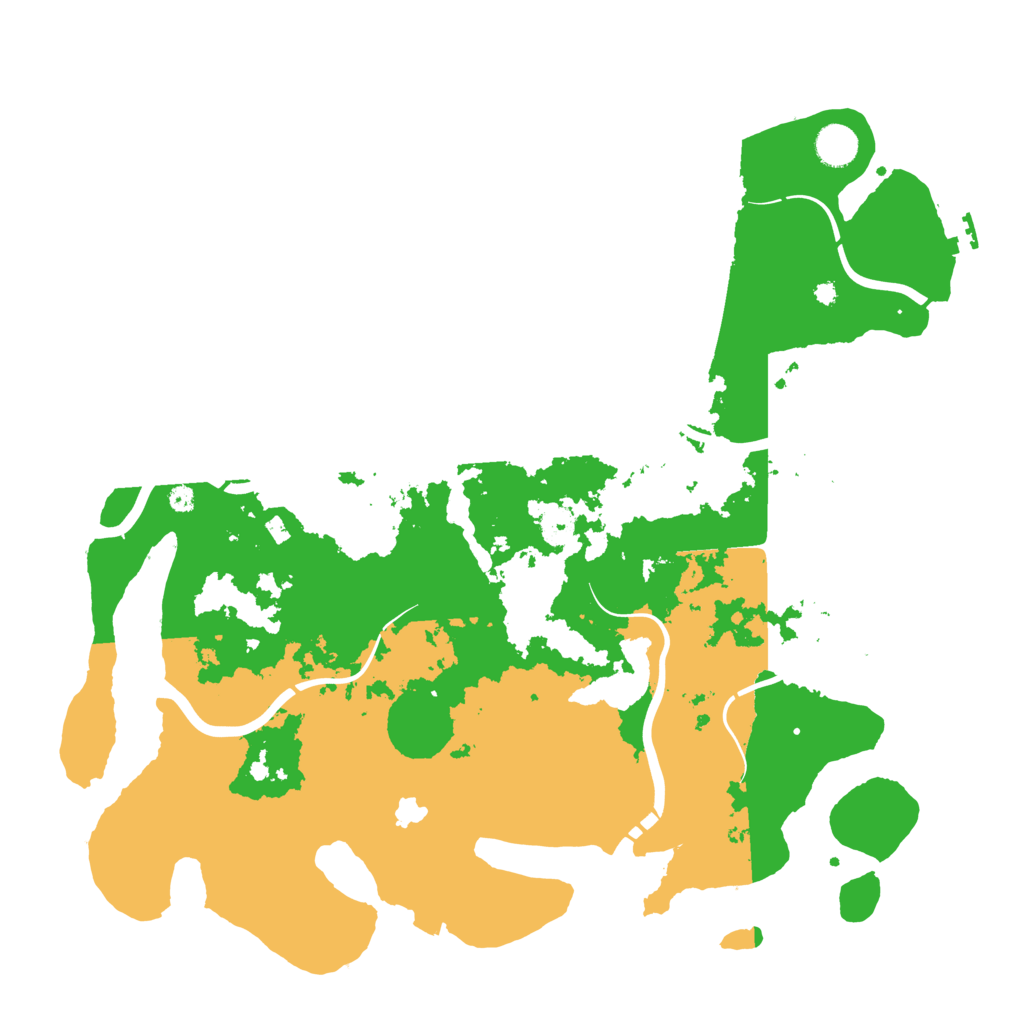 Biome Rust Map: Procedural Map, Size: 4250, Seed: 1289664115