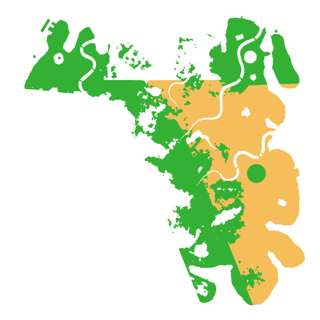 Biome Rust Map: Procedural Map, Size: 4500, Seed: 1362926331