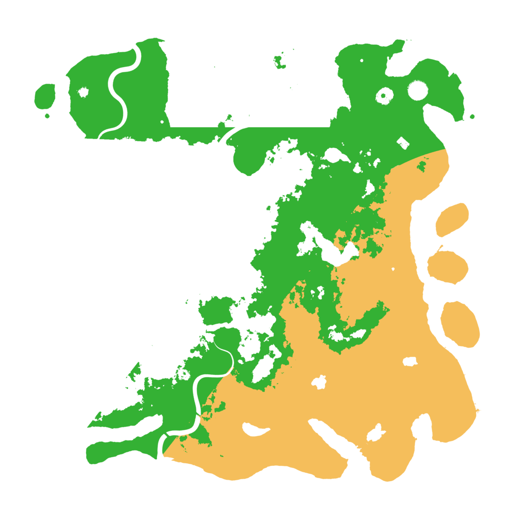Biome Rust Map: Procedural Map, Size: 4500, Seed: 368015395