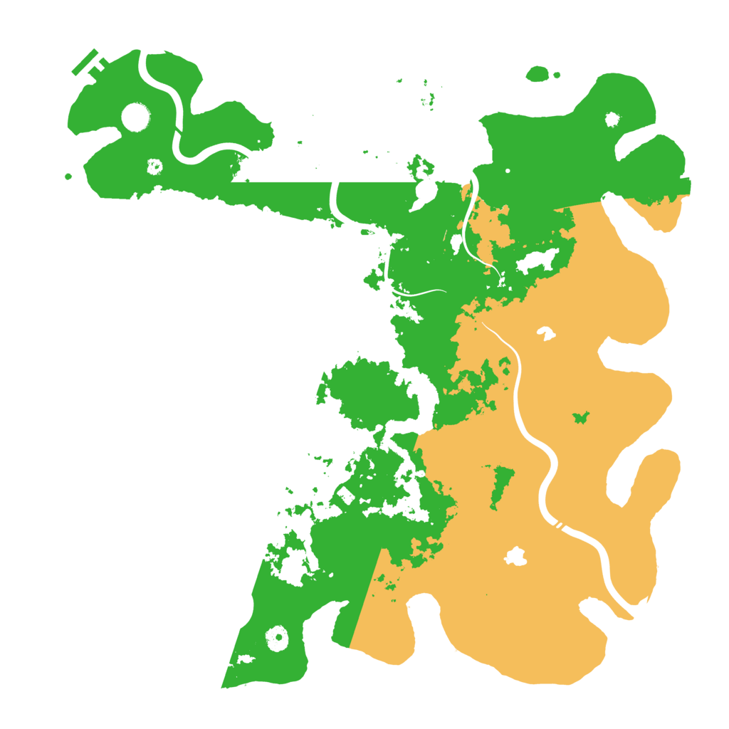 Biome Rust Map: Procedural Map, Size: 4500, Seed: 1658033061